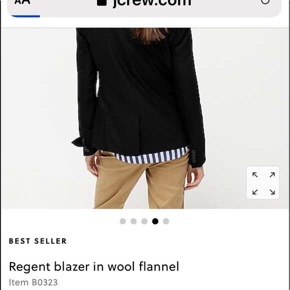 Blacksizes 6 and 8 J Crew Regent blazers - Picture 3 of 3